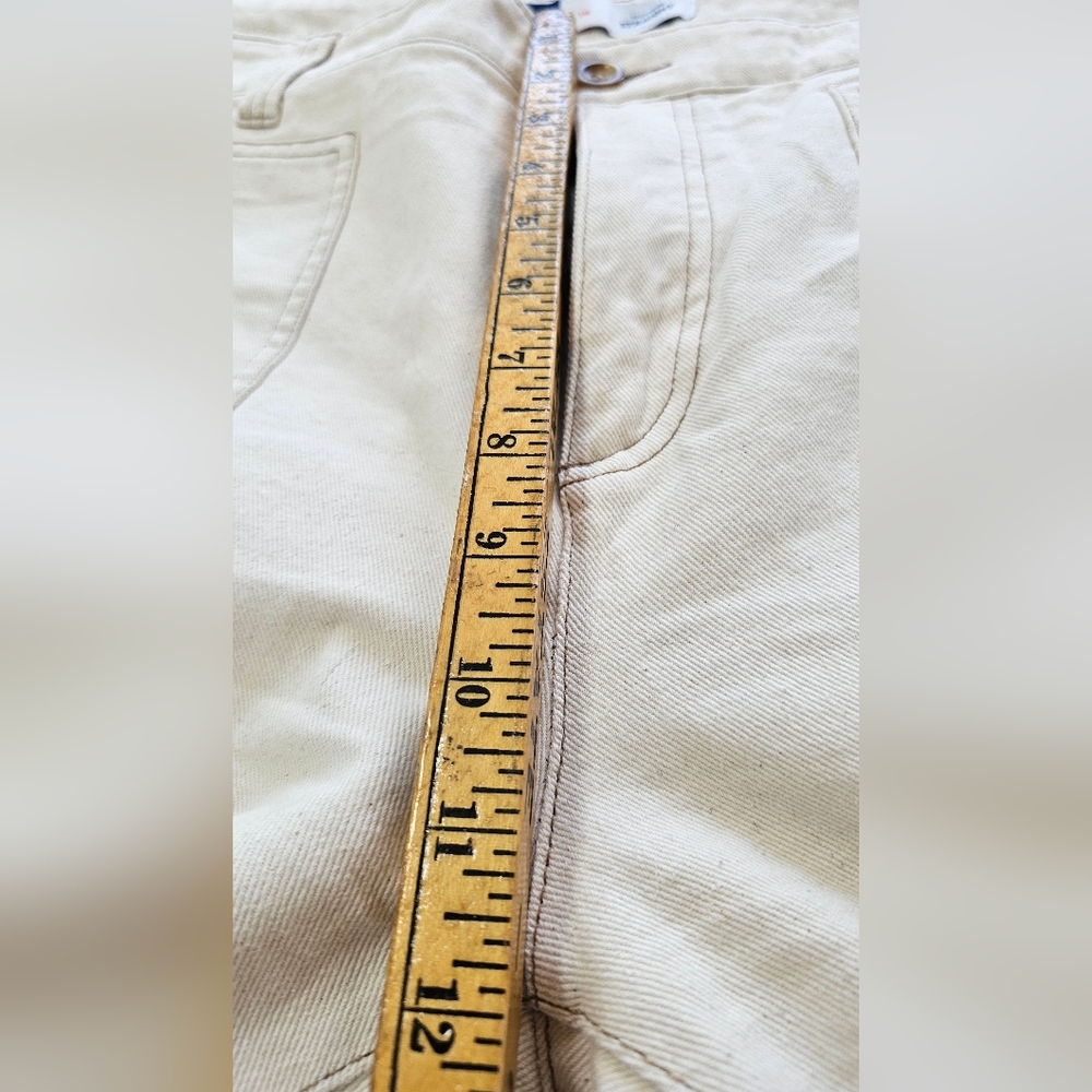 Old Navy Cream Straight Leg Pants - Picture 7 of 9